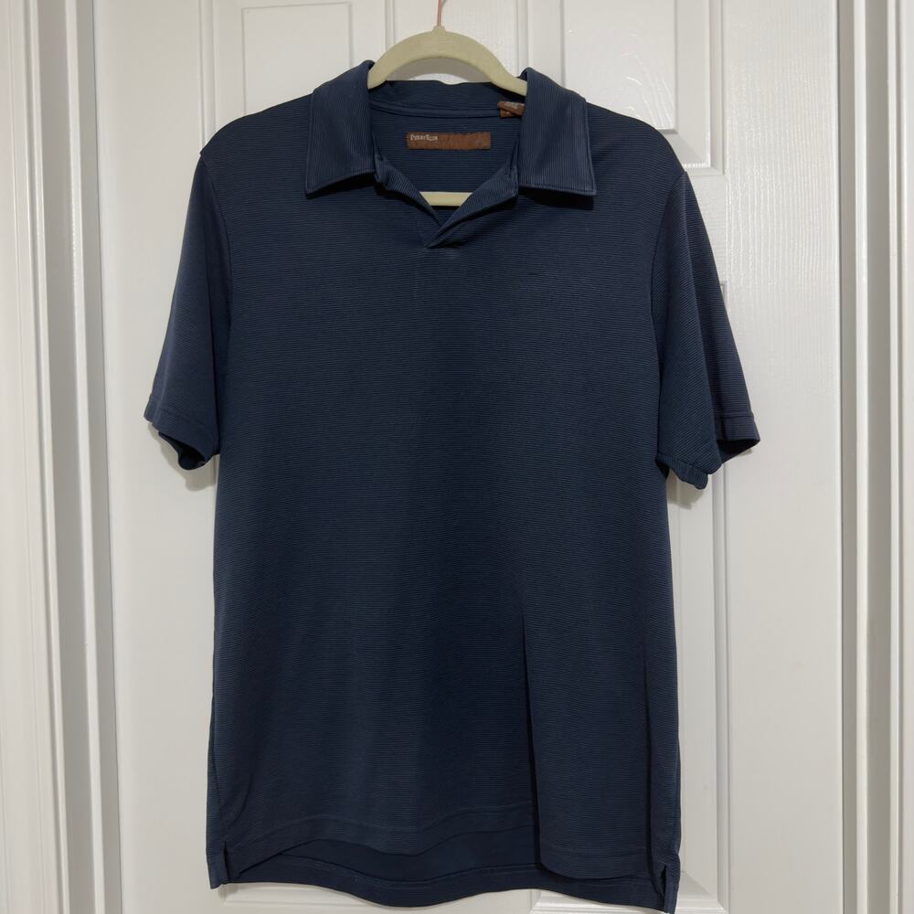 Perry Ellis Men's Navy Blue Polo Shirt